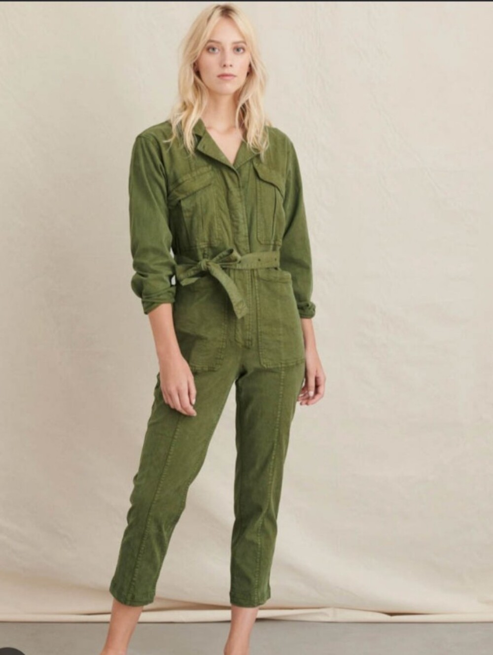 Alex mill olive green jumpsuit expedition xs